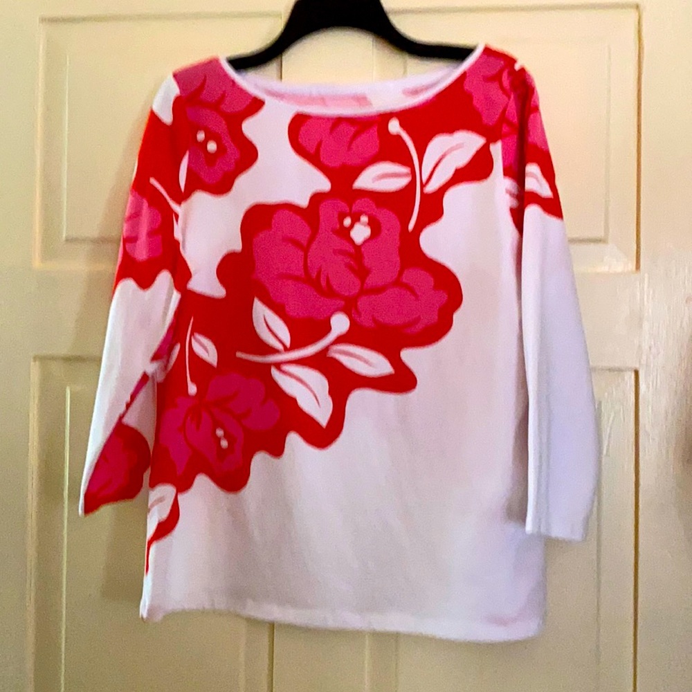 Talbots Tee 3/4 Sleeve Shirt Size Large